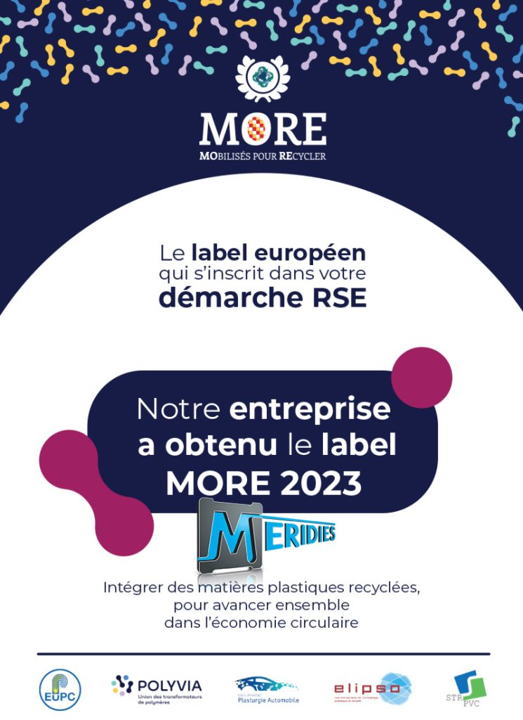 Nouvelle Affiche certificat du Label MORE 2023