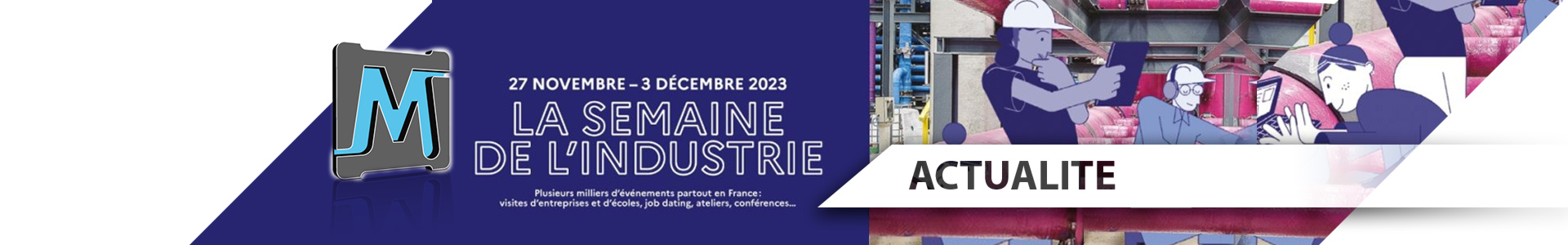Visuel titre de l'actualité sur la semaine de l'industrie en France, novembre 2023 : Portes ouvertes de l'entreprise MERIDIES, le mercredi 09/11/2023.