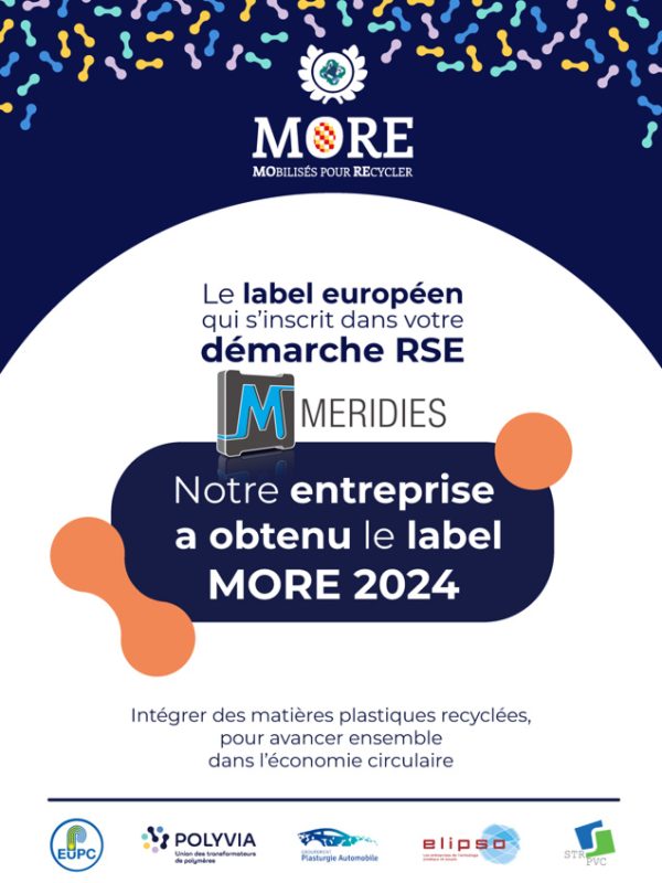 Affiche 2024-2025 LABEL MORE avec POLYVIA pour MERIDIES