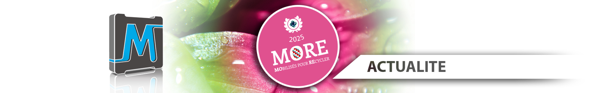 Titre article Label MORE 2025 pour MERIDIES - Mobiliser pour recycler